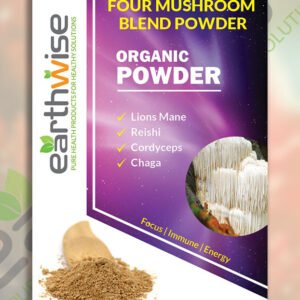 Organic 4 Mushroom Blend Powder – 125g