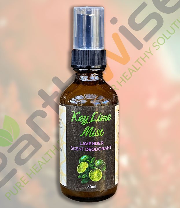 Key lime deoderant with a hint of lavender